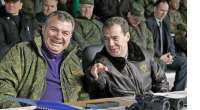 Министр обороны Сердюков и Президент Медведев