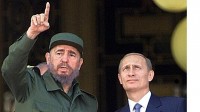 Фото Кастро и Путина
