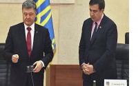 Фото Порошенко с Саакашвили